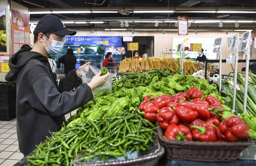 China's agricultural product prices up in January