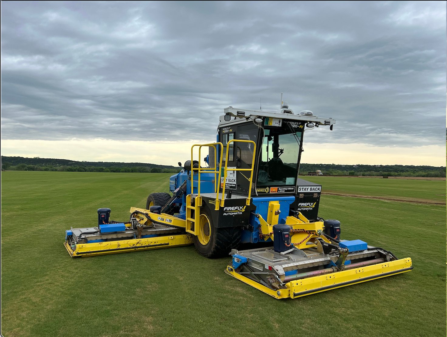 FireFly Automatix premiers world's first autonomous hybrid field mower