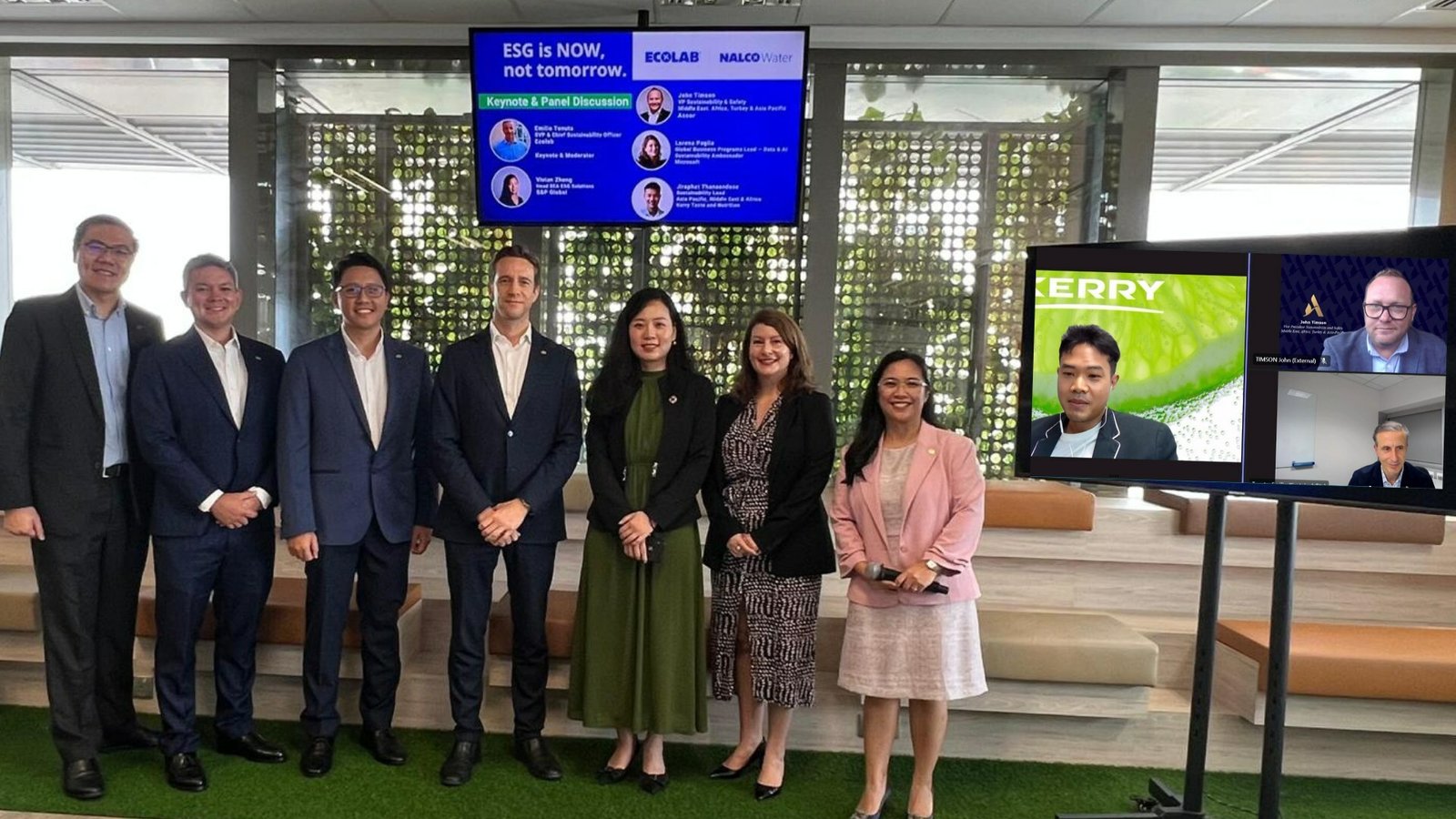 Singapore witness ECOLAB ESG driving environmental initiative in South East Asia
