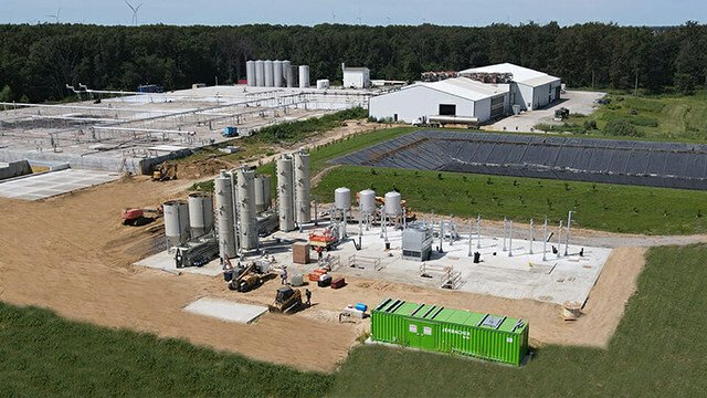 World's largest on-farm livestock waste biodigesters installed in Indiana, the U.S