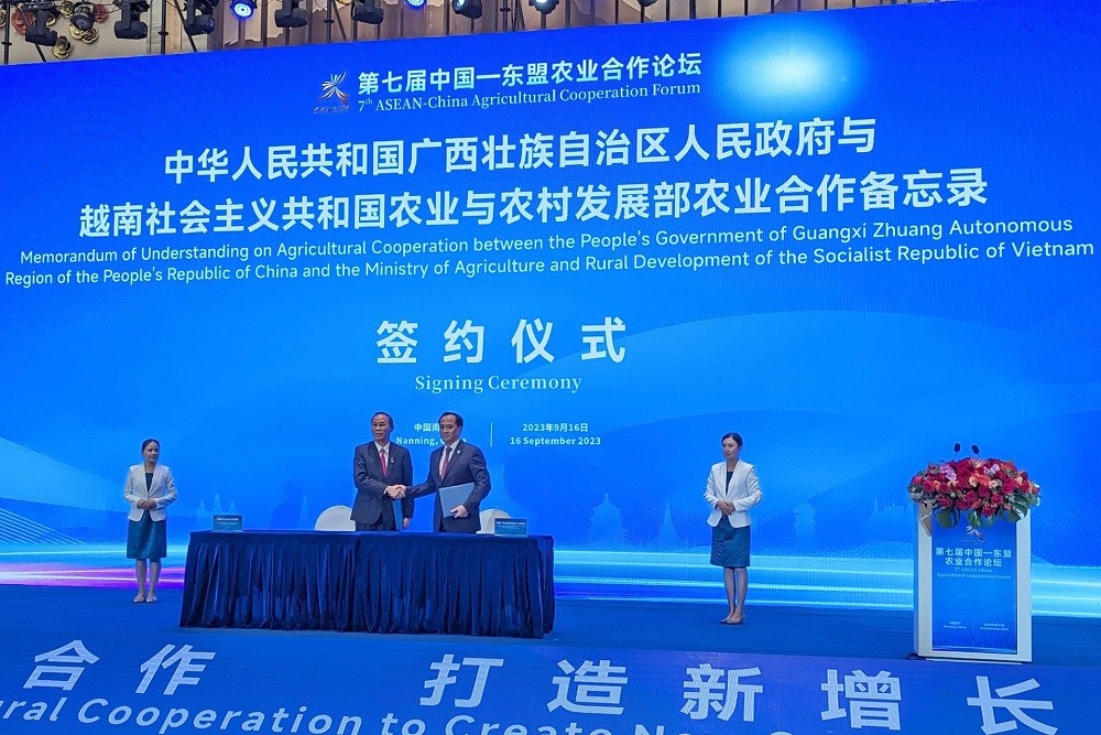 Vietnam and China’s Guangxi sign MoU on agricultural cooperation