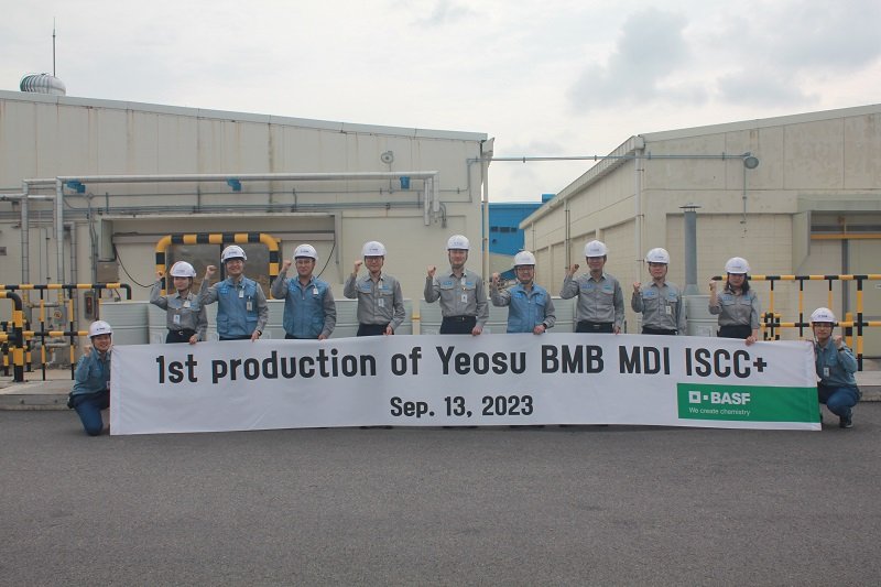 BASF’s Yeosu site to become the first production site in Korea to deliver biomass balanced MDI