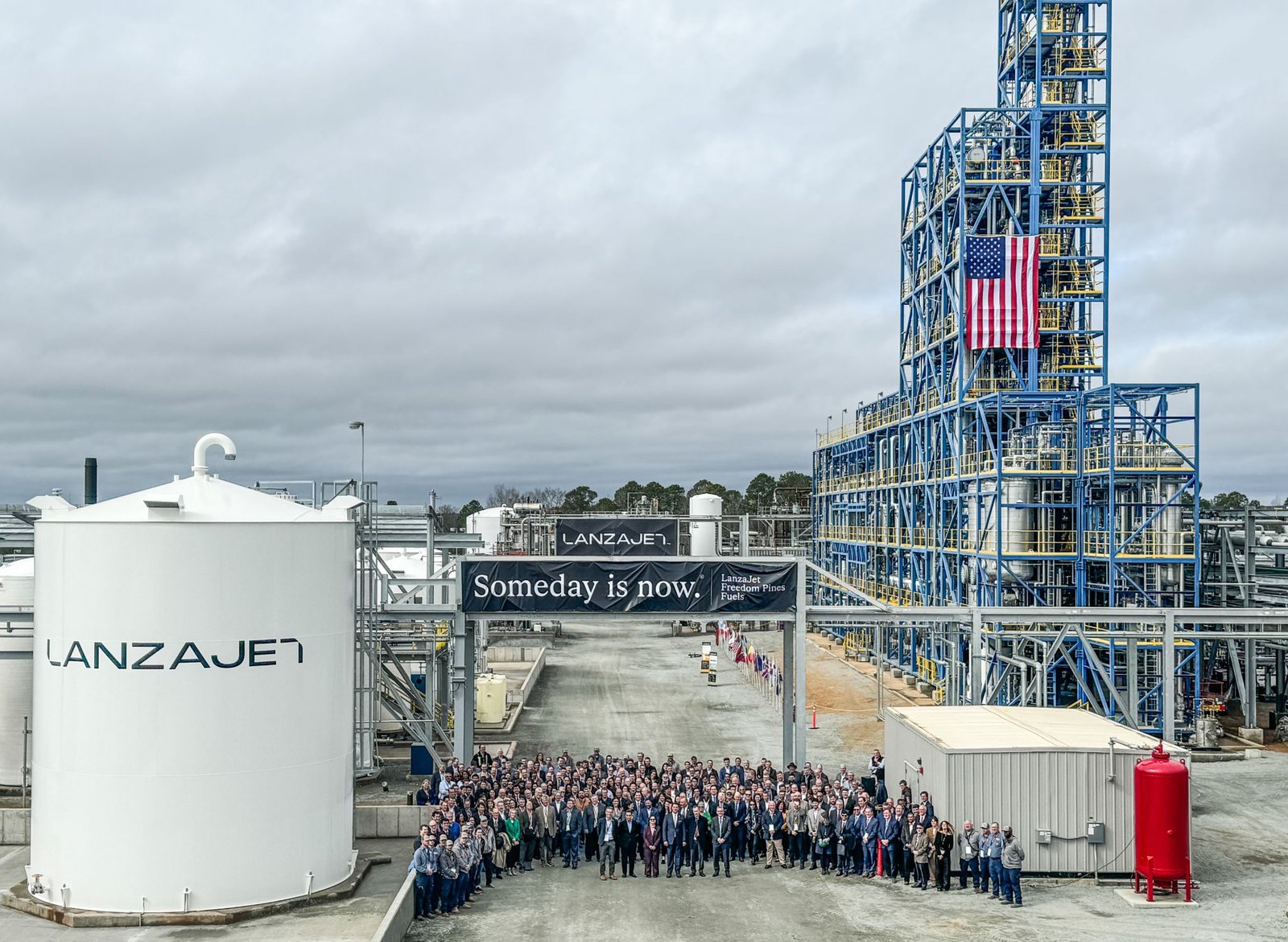 Lanzajet unveils Freedom Pines Fuels Plant, The World's First Sustainable Aviation Fuel Production Facility