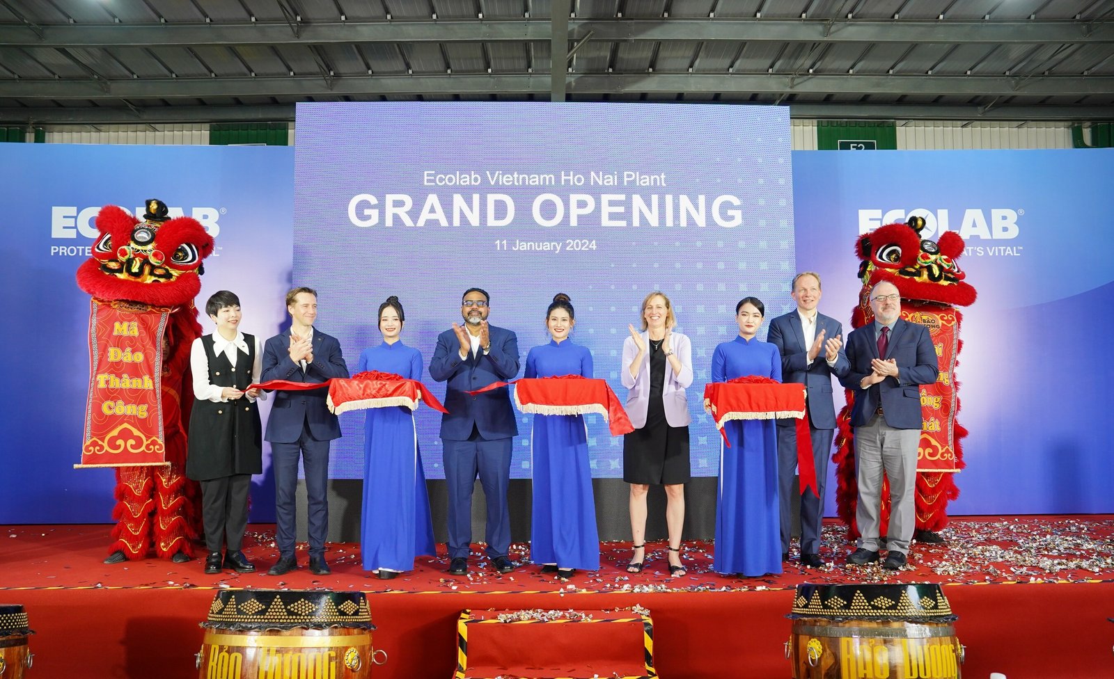 ECOLAB opens a new manufacturing plant in Vietnam expanding to SEA region