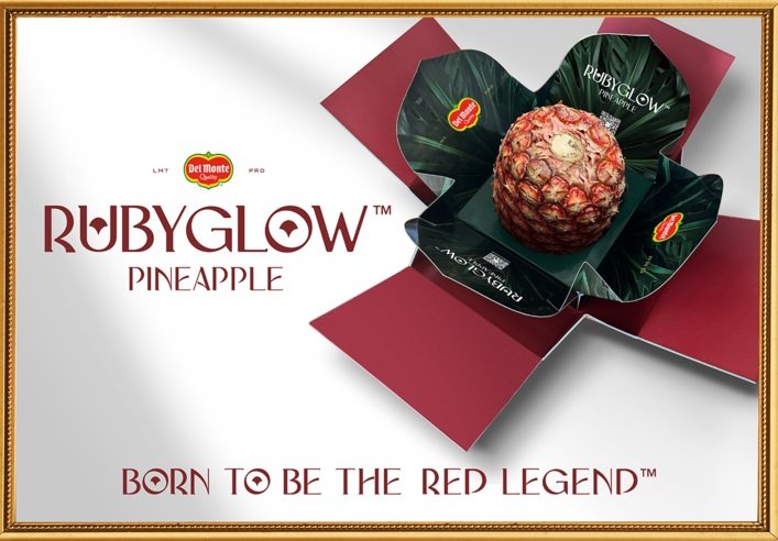 Fresh Del Monte launch Rubyglow® pineapple, a innovative red-shelled pineapple in China