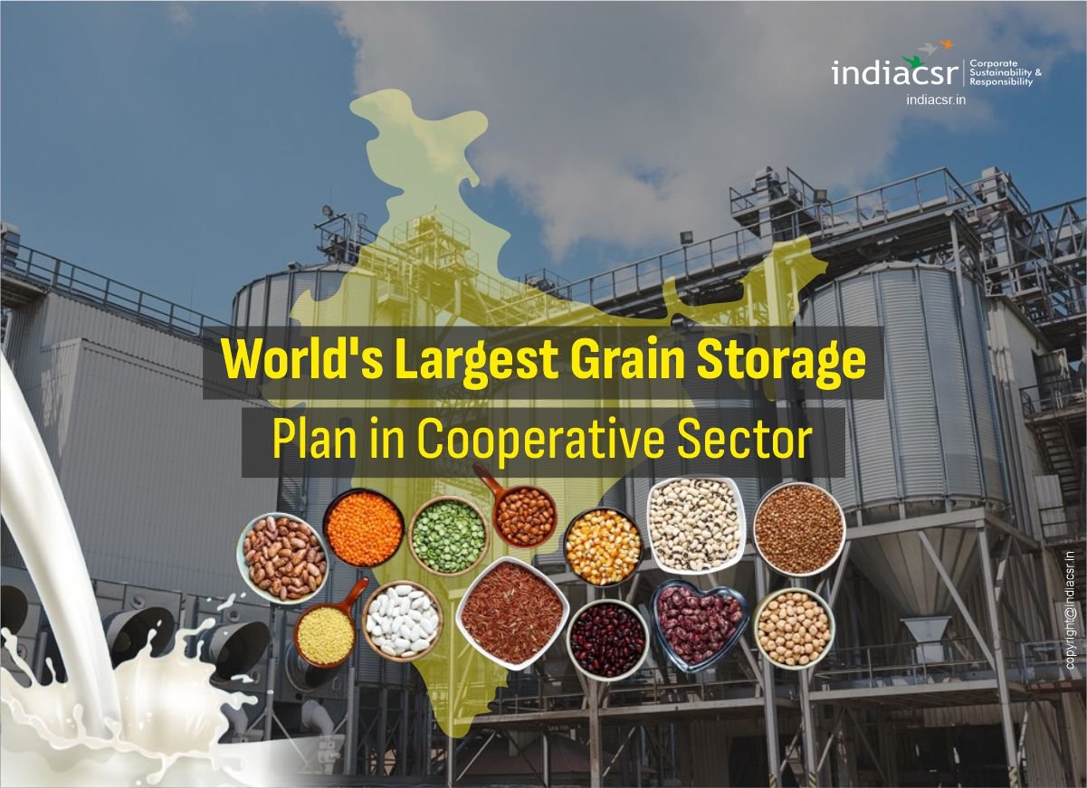 India unveils the world's largest Decentralized grain storage Program in the cooperative sector