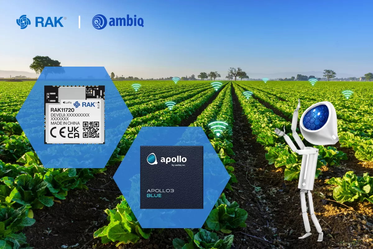 China's RAKwireless partners with Ambiq to expand precision agriculture solutions