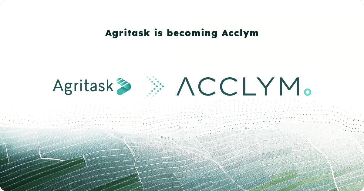 Agritask, Israel's crop supply intelligence company, is rebranding as Acclym