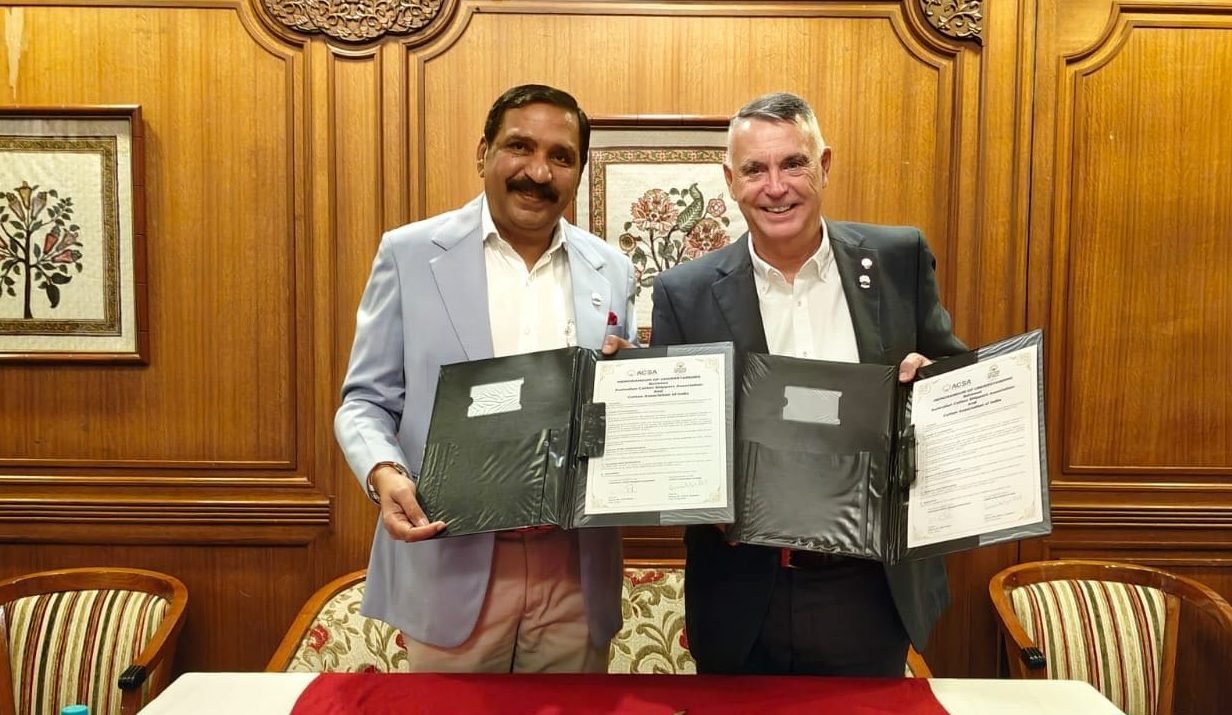 Australian Cotton shippers (ACSA) sign MOU with Cotton Association of India (CAI)