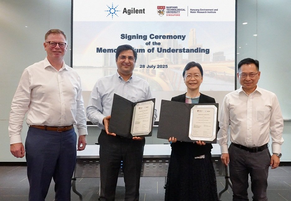 Agilent and NTU's NEWRI joins forces to enhance water contaminant research in Singapore