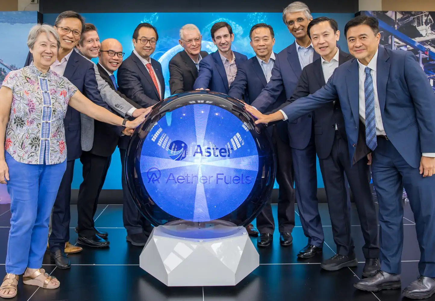 Aster and Aether Fuels partner on the first next-generation commercial sustainable aviation fuel plant in Singapore