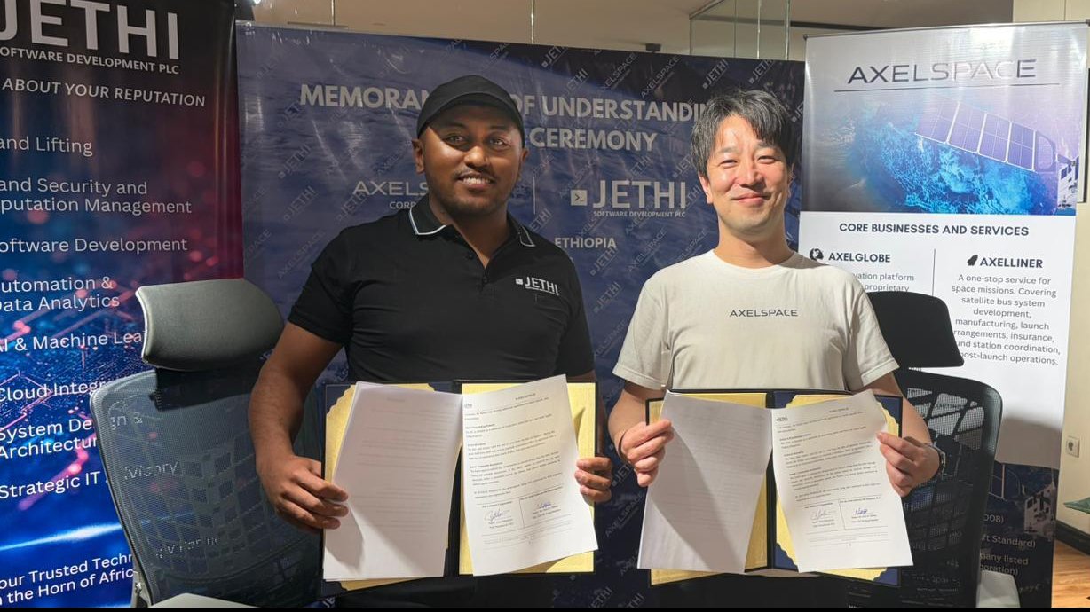 Axelspace signs MoU with Ethiopian company to address agri-environmental challenges via satellite data monitoring