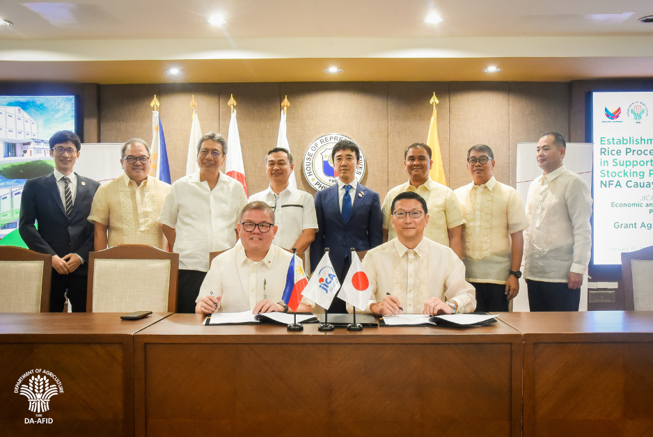 Philippines and JICA sign deal on JPY1.7B grant for Isabela rice processing upgrade