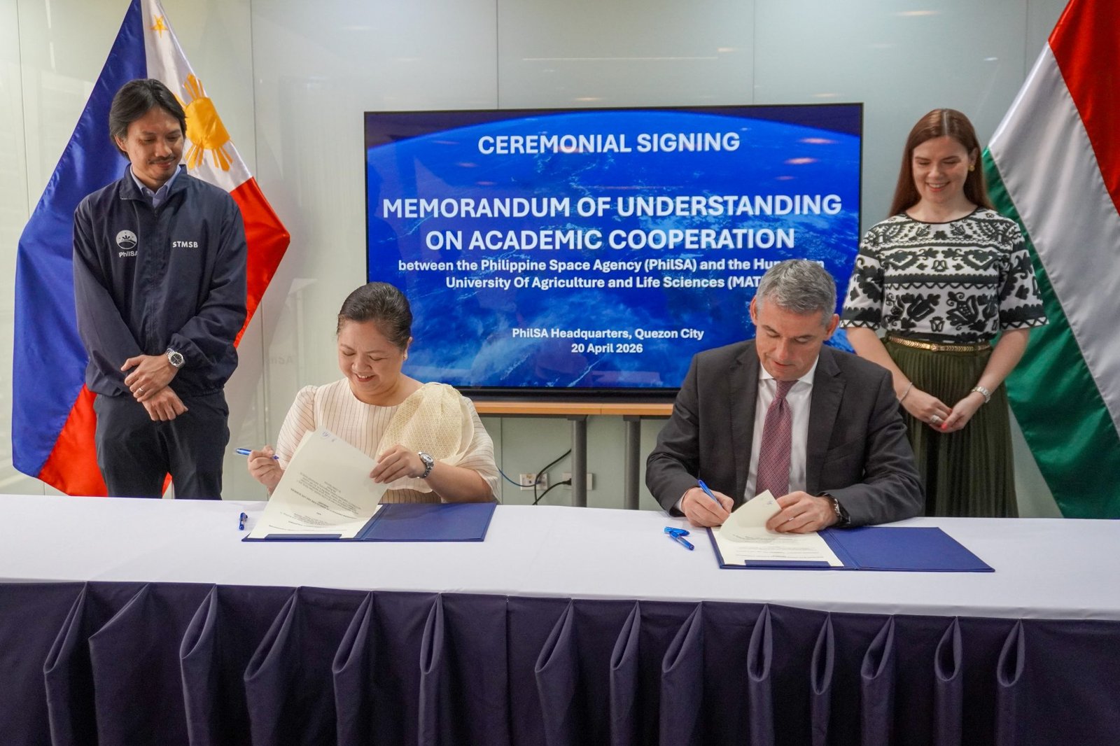 Philippine Space Agency, Hungary’s MATE ink pact to boost agri-tech collaboration
