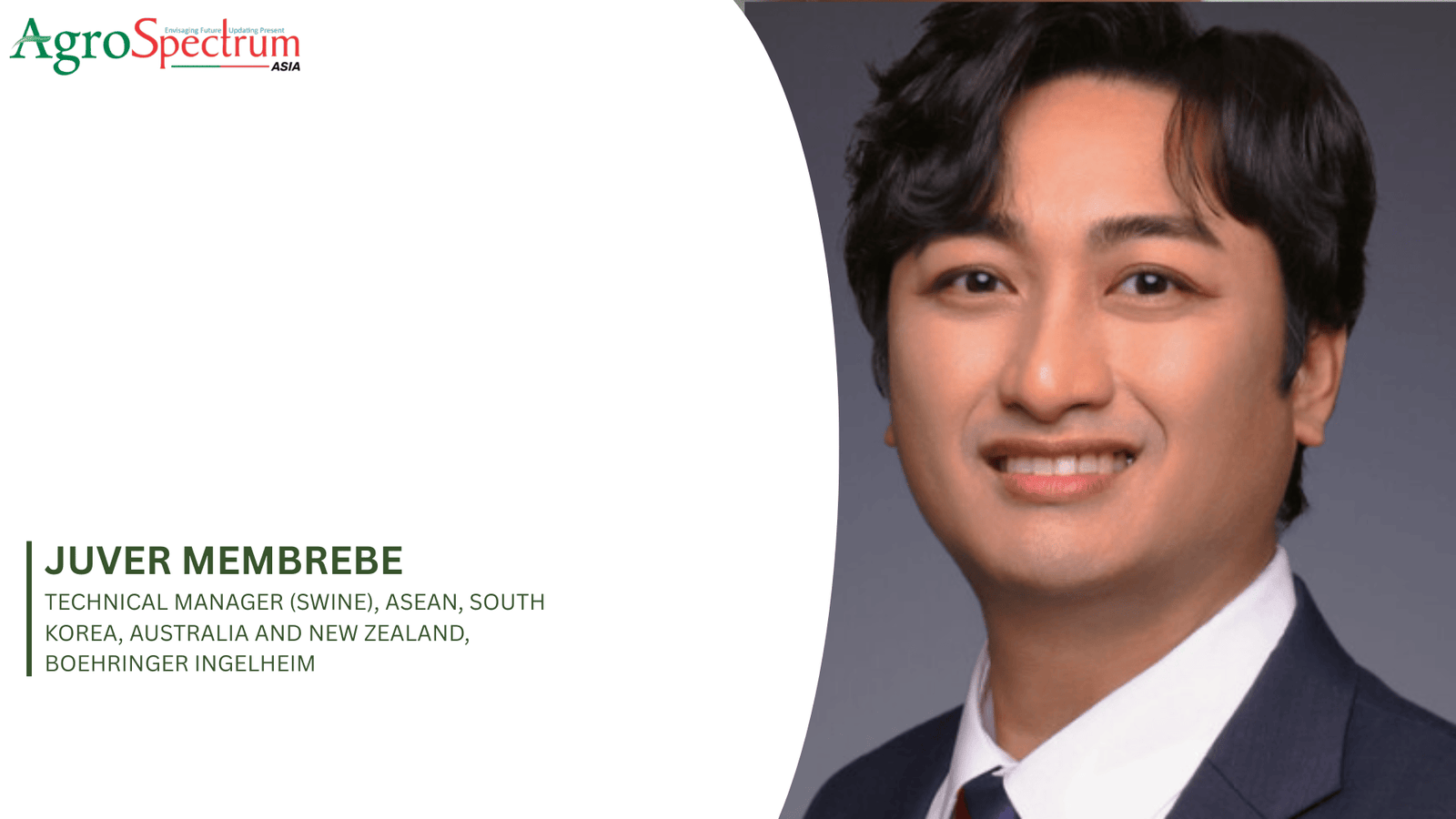Juver Membrebe (Technical Manager (Swine), ASEAN, South Korea, Australia and New Zealand ),Boehringer Ingelheim
