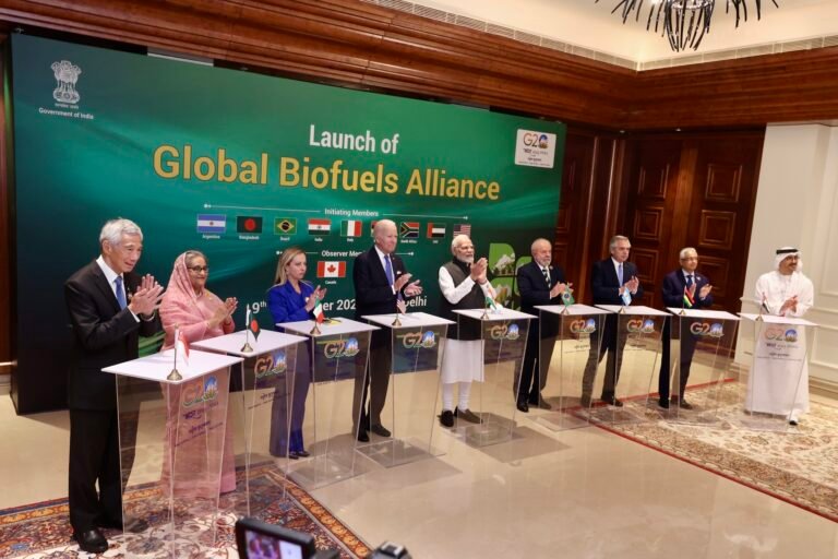 Global leaders launch Global Biofuel Alliance (GBA) at G20 Summit in India