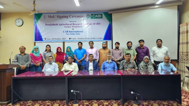 CSBI joines forces to boost agricultural research and innovation in Bangladesh