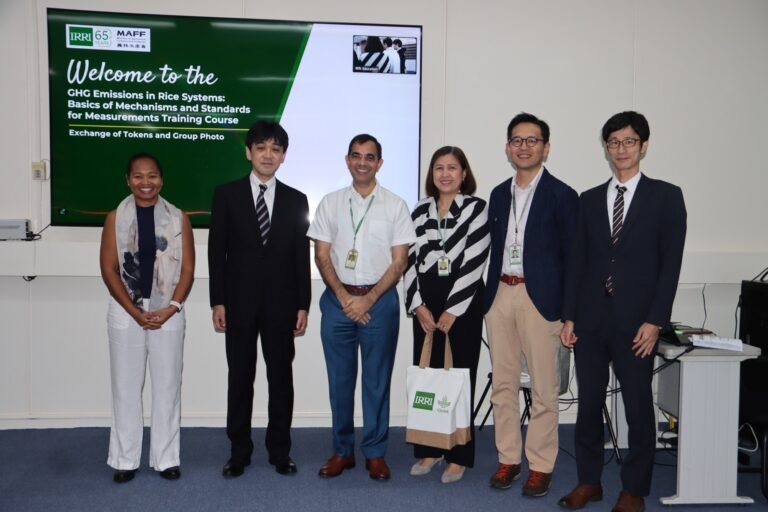 Japan and IRRI aims to reduce GHG emissions via CapDev and infrastructure improvements