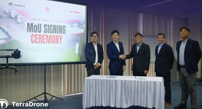 Terra Drone signs internal agricultural drone sales partnership with Yanmar Diesel Indonesia